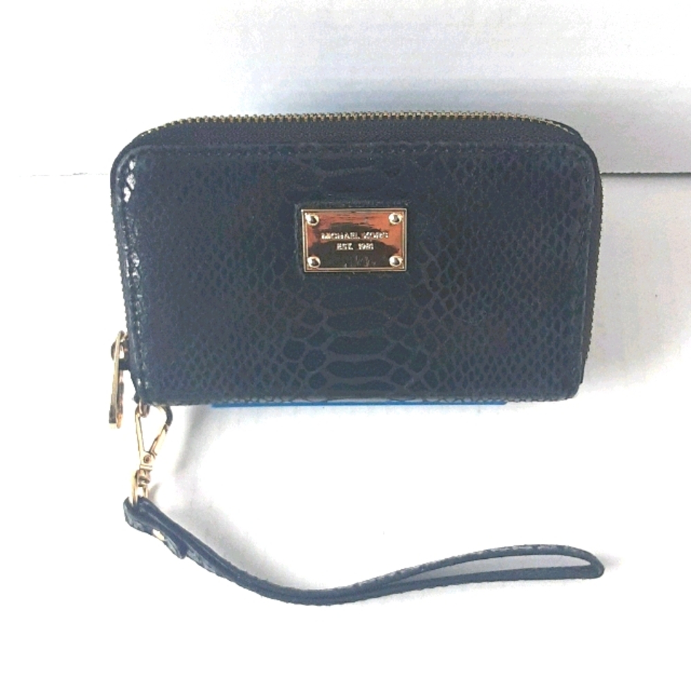 EUC MK Black Small Wristlet